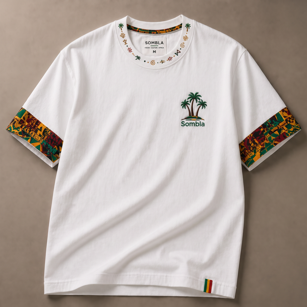 Sombla Raízes - T-Shirt Branca