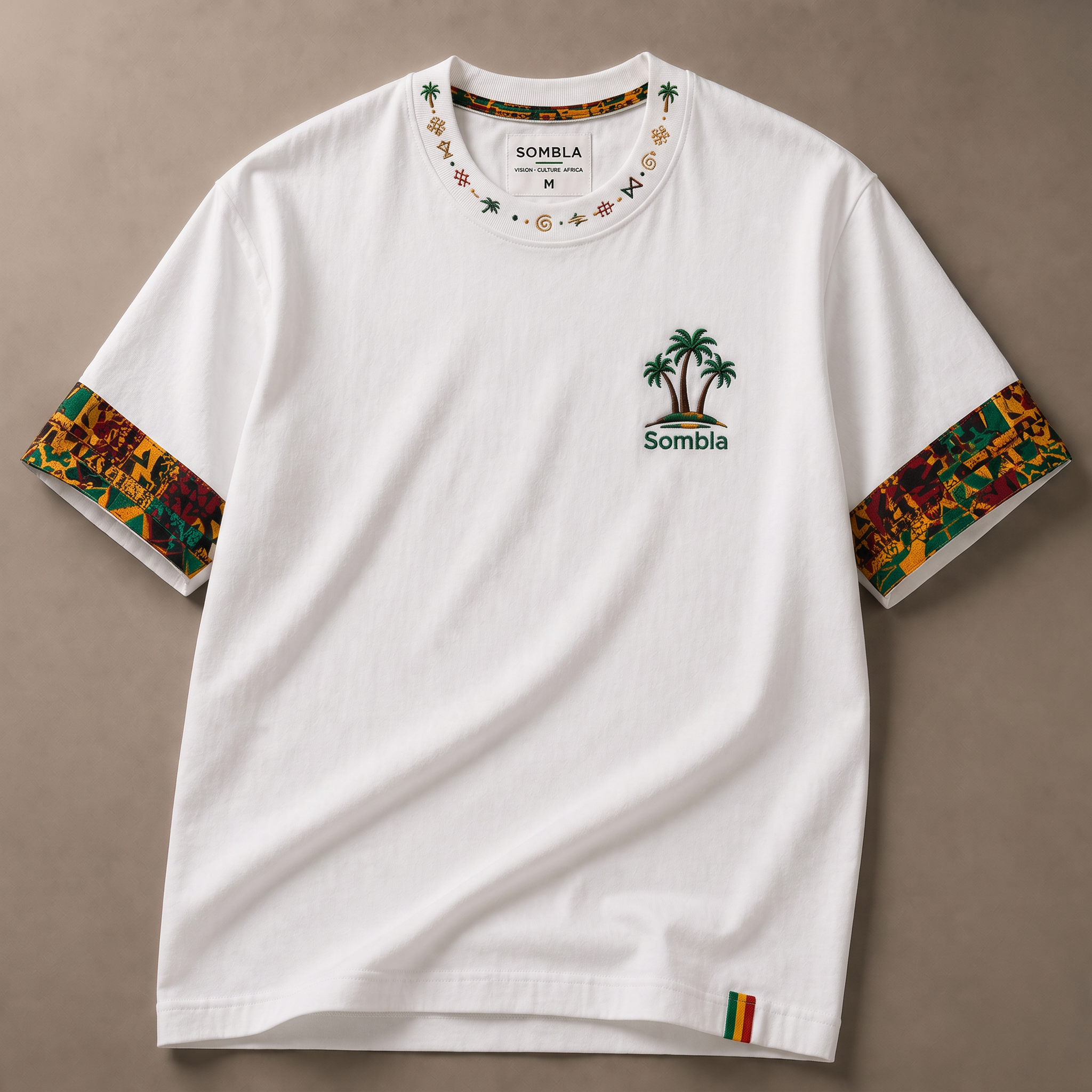 Sombla Raízes - T-Shirt Branca