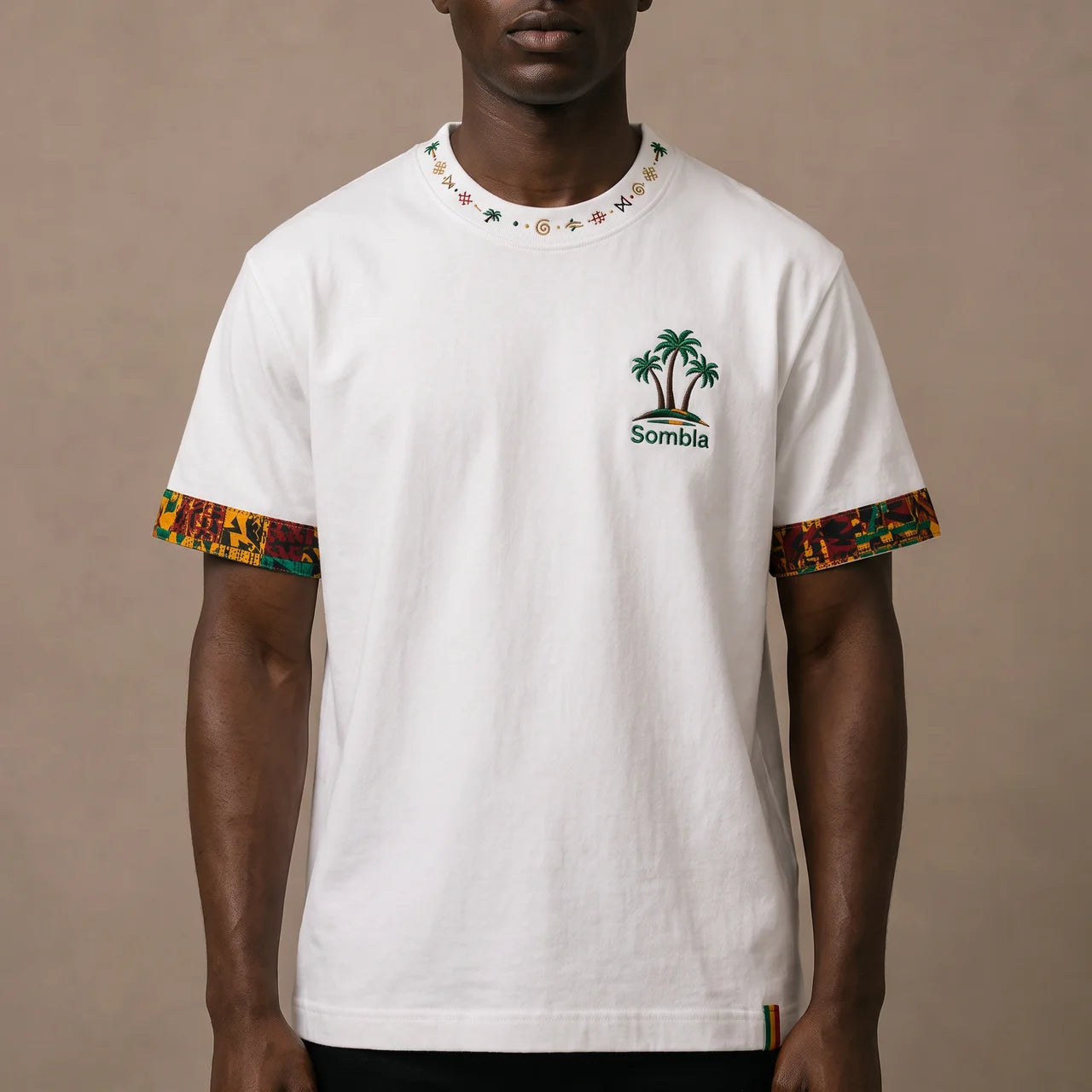 Sombla Raízes - T-Shirt Branca